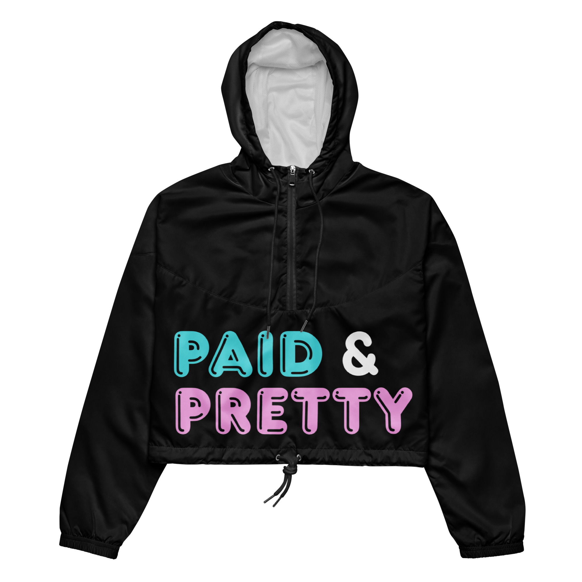 Paid & Pretty Cropped Windbreaker